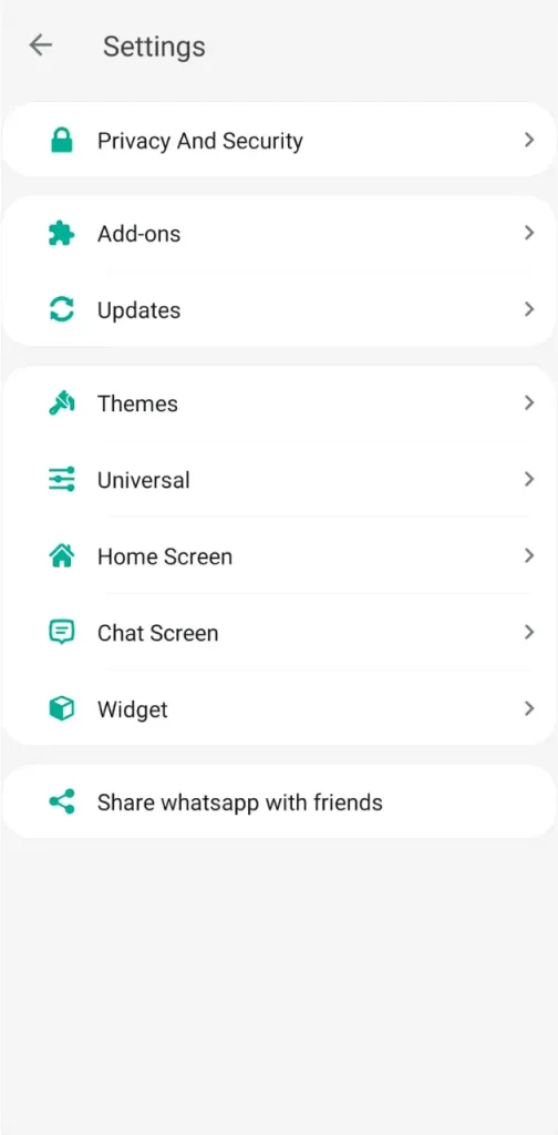 WhatsApp Mix application